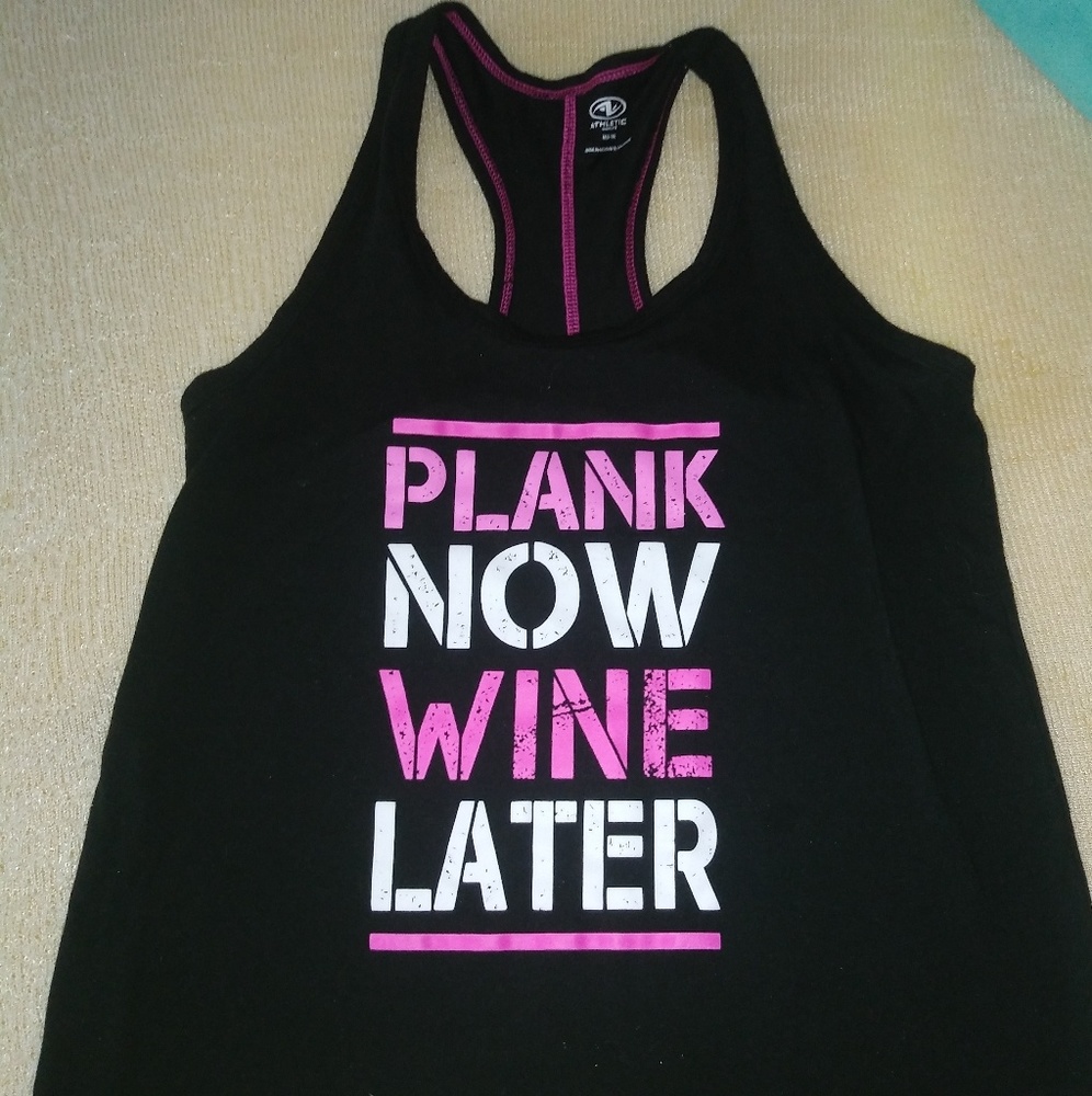 Black tank top